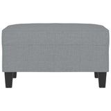 NNEVL Footstool Light Grey 70x55x41 cm Fabric