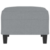 NNEVL Footstool Light Grey 70x55x41 cm Fabric