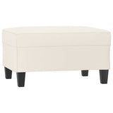 NNEVL Footstool Cream 70x55x41 cm Faux Leather