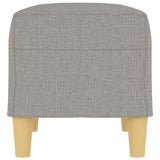 NNEVL Bench Light Grey 70x35x41 cm Fabric
