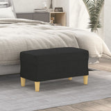 NNEVL Bench Black 70x35x41 cm Fabric