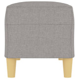 NNEVL Bench Light Grey 100x35x41 cm Fabric