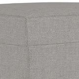 NNEVL Bench Light Grey 100x35x41 cm Fabric