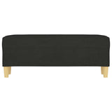 NNEVL Bench Black 100x35x41 cm Fabric
