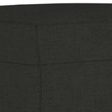 NNEVL Bench Black 100x35x41 cm Fabric