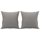 NNEVL Throw Pillows 2 pcs Light Grey 40x40 cm Fabric