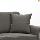 NNEVL Throw Pillows 2 pcs Dark Grey 40x40 cm Velvet