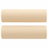 NNEVL Throw Pillows 2 pcs Cream Ø15x50 cm Fabric