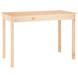 NNEVL Dining Table 110x55x75 cm Solid Wood Pine