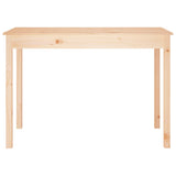 NNEVL Dining Table 110x55x75 cm Solid Wood Pine