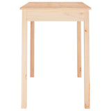 NNEVL Dining Table 110x55x75 cm Solid Wood Pine