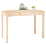 NNEVL Dining Table 110x55x75 cm Solid Wood Pine