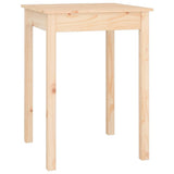 NNEVL Dining Table 55x55x75 cm Solid Wood Pine