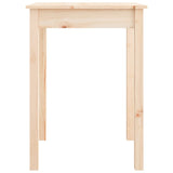 NNEVL Dining Table 55x55x75 cm Solid Wood Pine