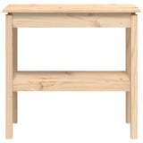 NNEVL Console Table 80x40x75 cm Solid Wood Pine