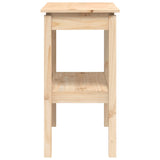 NNEVL Console Table 80x40x75 cm Solid Wood Pine