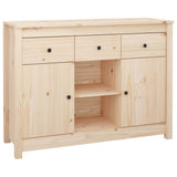 NNEVL Sideboard 100x35x74.5 cm Solid Wood Pine