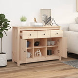 NNEVL Sideboard 100x35x74.5 cm Solid Wood Pine