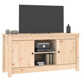 NNEVL TV Cabinet 103x36.5x52 cm Solid Wood Pine