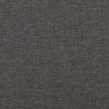 NNEVL Armchair with Rocking Legs and Stool Dark Grey Fabric