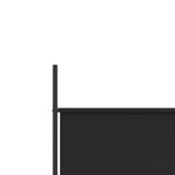 NNEVL 4-Panel Room Divider Black 200x200 cm Fabric