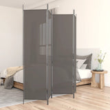 NNEVL 4-Panel Room Divider Anthracite 200x220 cm Fabric