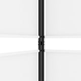 NNEVL 3-Panel Room Divider White 150x200 cm Fabric