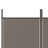 NNEVL 6-Panel Room Divider Anthracite 300x220 cm Fabric