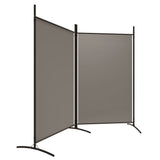 NNEVL 2-Panel Room Divider Anthracite 175x180 cm Fabric