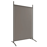 NNEVL 2-Panel Room Divider Anthracite 175x180 cm Fabric