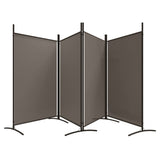 NNEVL 4-Panel Room Divider Anthracite 346x180 cm Fabric