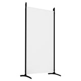 NNEVL 5-Panel Room Divider White 433x180 cm Fabric