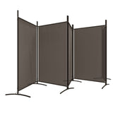 NNEVL 5-Panel Room Divider Anthracite 433x180 cm Fabric