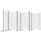 NNEVL 6-Panel Room Divider White 520x180 cm Fabric