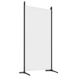 NNEVL 6-Panel Room Divider White 520x180 cm Fabric