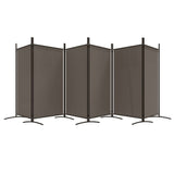 NNEVL 6-Panel Room Divider Anthracite 520x180 cm Fabric