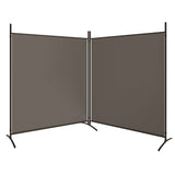 NNEVL 2-Panel Room Divider Anthracite 348x180 cm Fabric