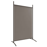 NNEVL 3-Panel Room Divider Anthracite 525x180 cm Fabric