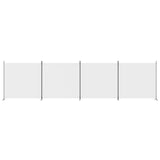 NNEVL 4-Panel Room Divider White 698x180 cm Fabric