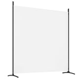 NNEVL 4-Panel Room Divider White 698x180 cm Fabric