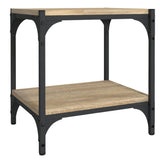 NNEVL TV Cabinet Sonoma Oak 40x33x41 cm Engineered Wood and Steel