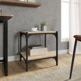 NNEVL TV Cabinet Sonoma Oak 40x33x41 cm Engineered Wood and Steel