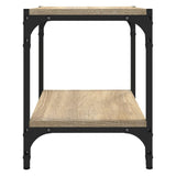 NNEVL TV Cabinet Sonoma Oak 40x33x41 cm Engineered Wood and Steel