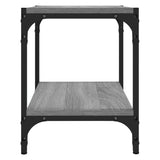 NNEVL TV Cabinet Grey Sonoma 40x33x41 cm Engineered Wood and Steel
