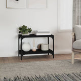 NNEVL TV Cabinet Black 60x33x41 cm Engineered Wood and Steel