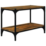 NNEVL TV Cabinet Smoked Oak 60x33x41 cm Engineered Wood and Steel