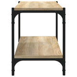 NNEVL TV Cabinet Sonoma Oak 80x33x41 cm Engineered Wood and Steel