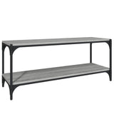 NNEVL TV Cabinet Grey Sonoma 100x33x41 cm Engineered Wood and Steel