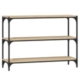 NNEVL Book Cabinet Sonoma Oak 100x33x70.5 cm Engineered Wood and Steel