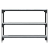 NNEVL Book Cabinet Grey Sonoma 100x33x70.5cm Engineered Wood and Steel